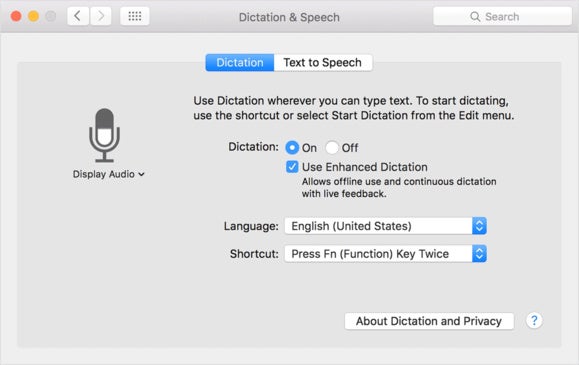 voice control for mac os x