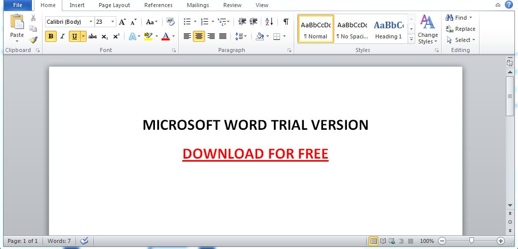 word for mac trial